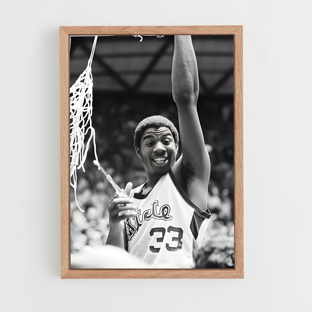Poster Magic johnson – affiche Basketball (vue 4)